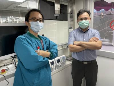 中醫大新竹附醫引進零接觸快速核酸檢測站25分鐘結果出爐