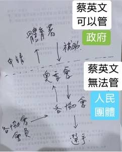 快新聞/林靜儀一張圖曝「無法管」中華奧會 網戲稱:這些蛀蟲很難撼動