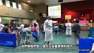 影/2分鐘完成疫苗接種 外師驚:這一切發生太快