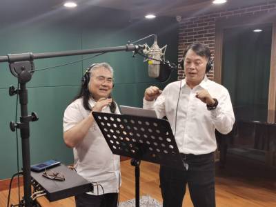 旅居廈門的台商以歌曲【讓愛築成一個圈】獻給抗疫第一線人員